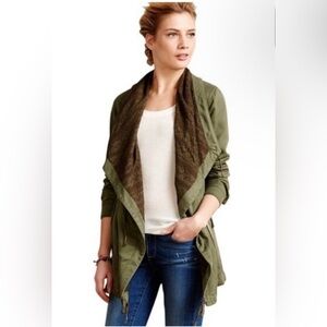 Anthropologie Hei Hei Boho Green Jacket